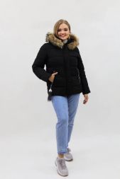 Куртка женская зимняя еврозима-зима 2867 черный